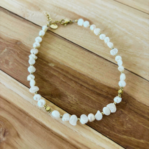 Bracelet de cheville - perles d'eau douce