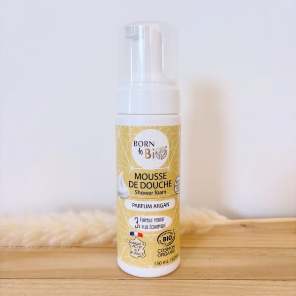 Mousse de douche argan certifiée bio - BORN TO BIO